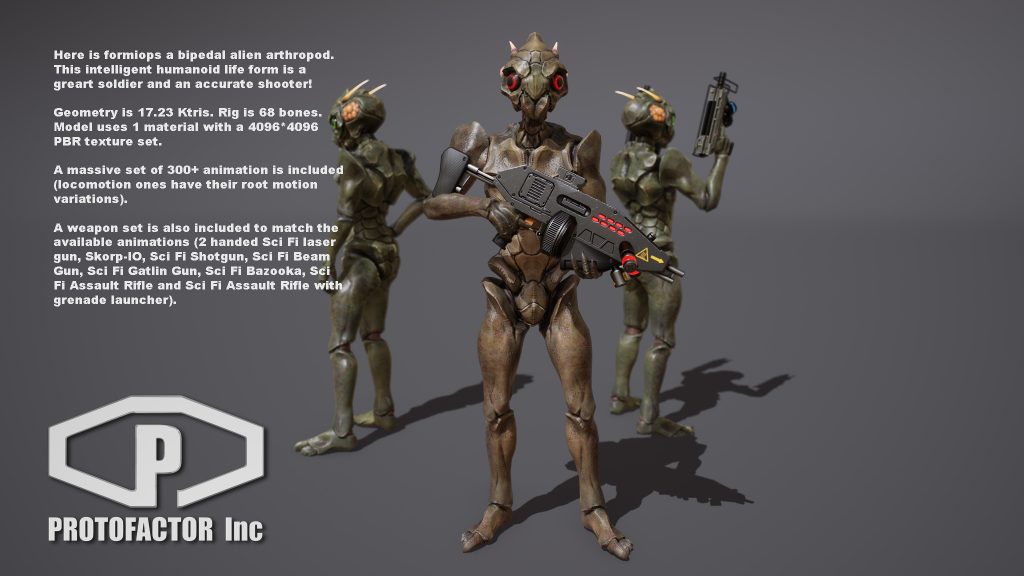 SCI FI CHARACTERS MEGA PACK VOL 2 – PROTOFACTOR