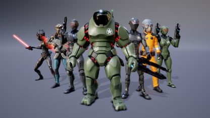 SCI FI SHOOTER CHARACTERS PACK VOL 3