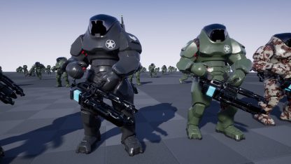 SCI FI HEAVY BATTLE ARMOR - Image 3