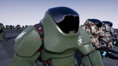 SCI FI HEAVY BATTLE ARMOR - Image 4