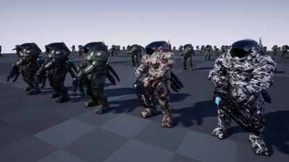 SCI FI HEAVY BATTLE ARMOR - Image 7