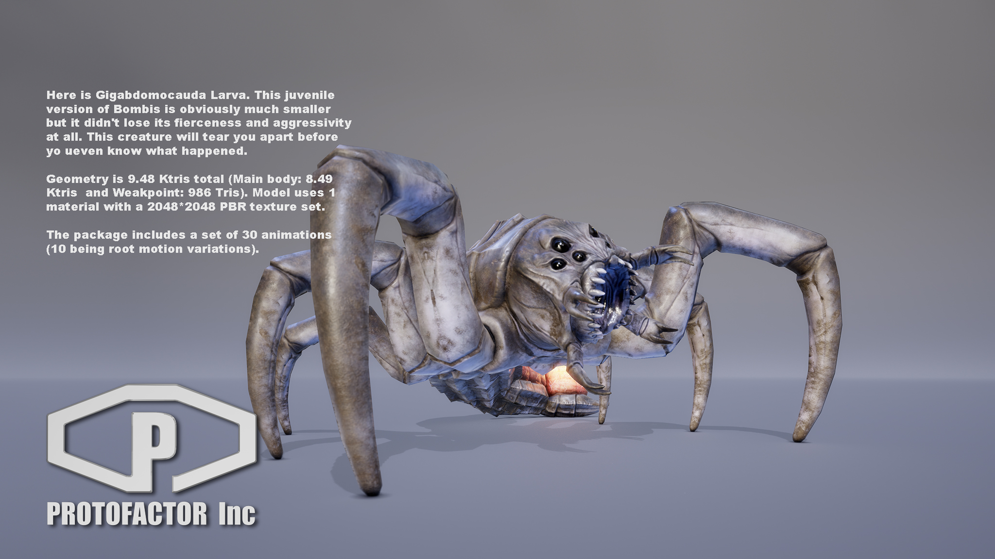 MONSTER: GIGABDOMOCAUDA LARVA - Image 2