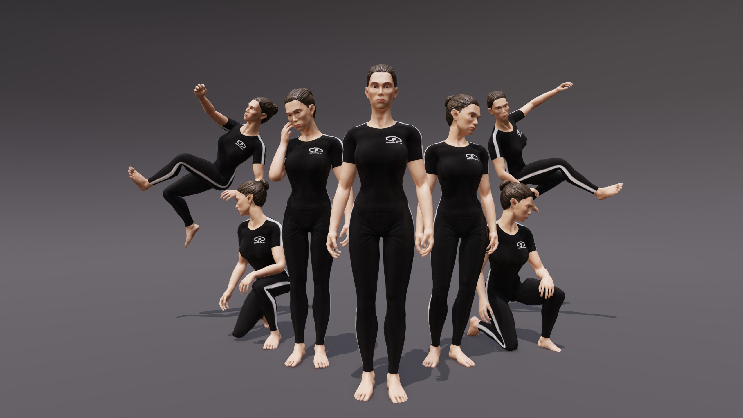 ANIMSET: FEMALE BASIC LOCOMOTION